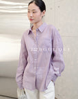 27A79- SHEER LINNEN SHIRT