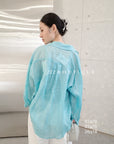 27A79- SHEER LINNEN SHIRT