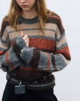 17a92 Striped cashmere sweater