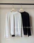 26a135 - LACE KINIT TOP