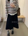 18a50 Cashmere striped sweater