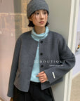 18a40 Cashmere handmade wool coat
