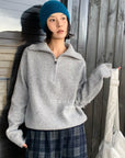 19a60 High-neck knit sweater