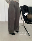 19q30 Wool straight-leg trousers