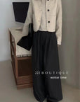 20a117 Hand-stitched cashmere wool coat