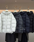 19a51 Long puffer coat