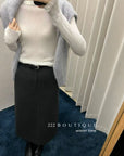 18v26 Wool pencil skirt