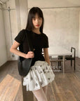12a6 Basic cotton tee – summer candy colors
