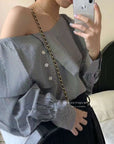 áo sơ mi cổ sen to