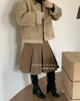 19a92 Suede shearling jacket