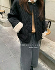 19a93 Fur-quilted puffer jacket