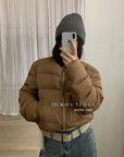 19a88 Down round-neck puffer jacket