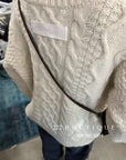 19a112 Cashmere cable-knit sweater