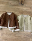19a92 Suede shearling jacket