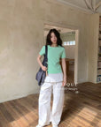 12a6 Basic cotton tee – summer candy colors
