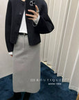 18v26 Wool pencil skirt
