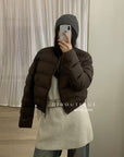 19a88 Down round-neck puffer jacket