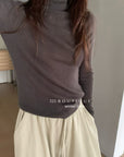 19a91 Basic cashmere turtleneck sweater