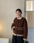 19a92 Suede shearling jacket