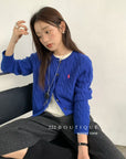 18a98 Cashmere cable-knit cardigan