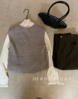 19a73 Cashmere knit vest