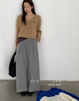 18q27 Wool wide-leg trousers