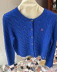 18a98 Cashmere cable-knit cardigan