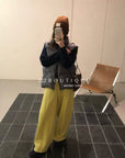 20q19 Wool cropped trousers