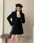 velvet jacket in set - 85a10