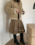 19a92 Suede shearling jacket