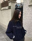 19a94 Embroidered floral puffer jacket