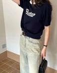 wool tee butter - 84a147
