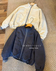 19a102 Down puffer jacket with cuffed sleeves