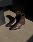 boot cổ thấp mũi nhọn