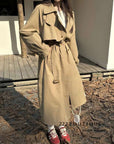 kakhi trenchcoat - 85a21