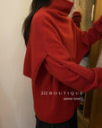 20a60 Double-layer cashmere top