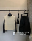19a73 Cashmere knit vest