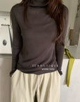 19a91 Basic cashmere turtleneck sweater