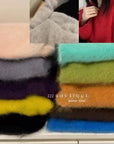 19a90 Rabbit-fur knit sweater