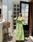 off-shoulder dress