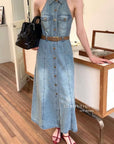 denim dress