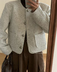 tweed coat - 84a149