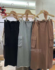 Chân váy cotton túi hộp