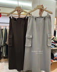 Chân váy cotton túi hộp