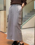 Chân váy cotton túi hộp