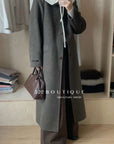 long cashmere coat - 85a131