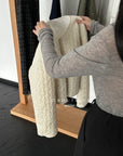 19a61 Velvet quilted puffer jacket