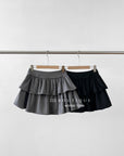 19v13 Wool tiered mini skirt