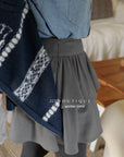 19v13 Wool tiered mini skirt