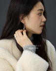 19a115 Fur round-neck jacket